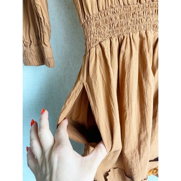 Cleobella Brown Menorca Romper Size Small - Picture 12 of 13